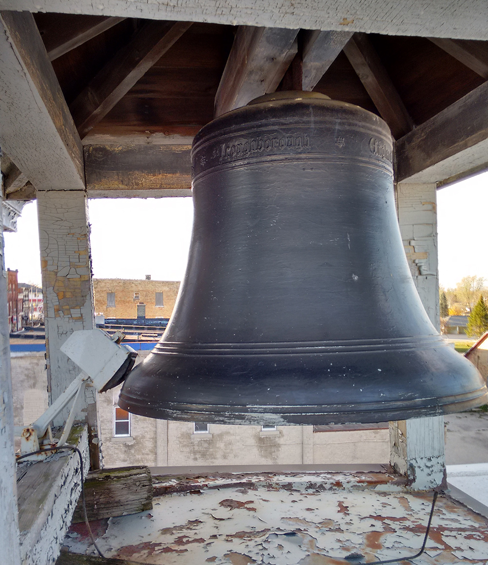 The Old Post bell on roof