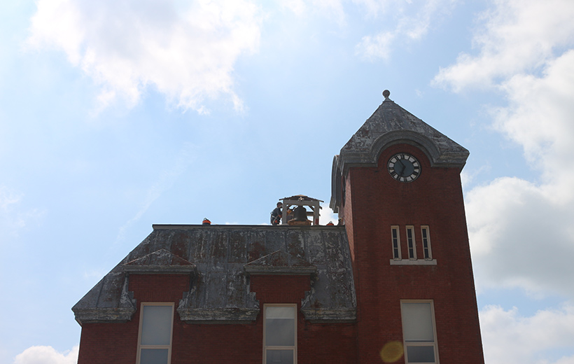 preparing to remove bell