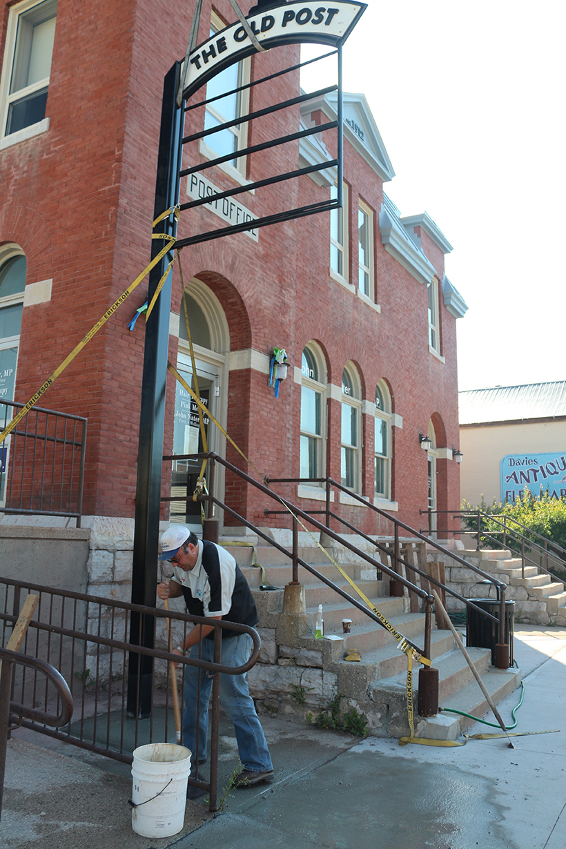 old post harriston building exterior