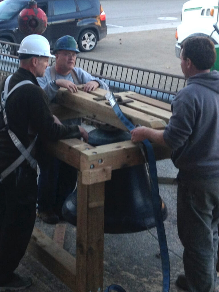 contractors on job site at harriston old post office