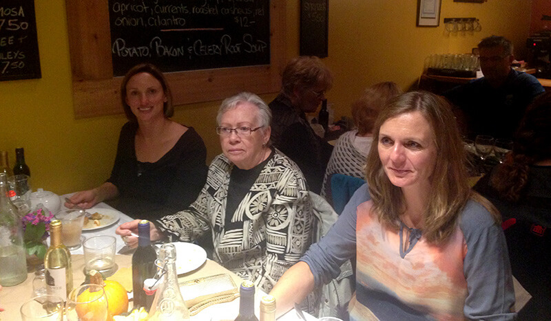 people dining at south street cafe harriston