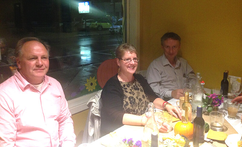 people dining at south street cafe harriston