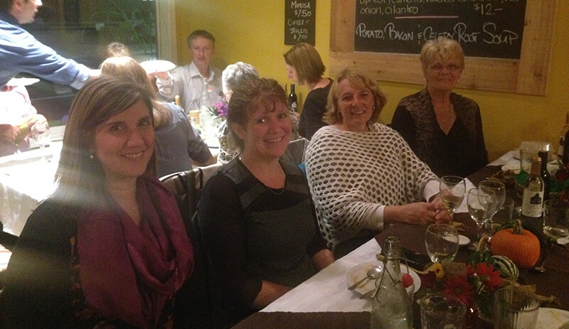 people dining at south street cafe harriston